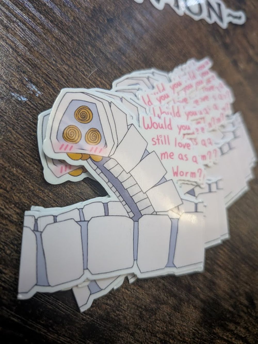 Ice Worm Armored Core Sticker